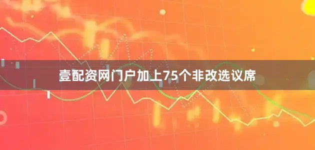 壹配资网门户加上75个非改选议席