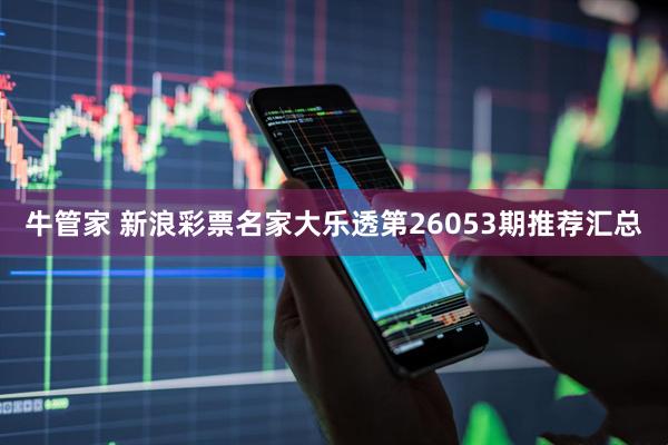 牛管家 新浪彩票名家大乐透第26053期推荐汇总